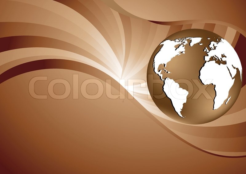 Vector abstract brown background | Stock vector | Colourbox
