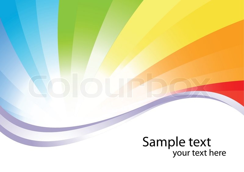 Vector colorful background clip-art | Stock vector | Colourbox