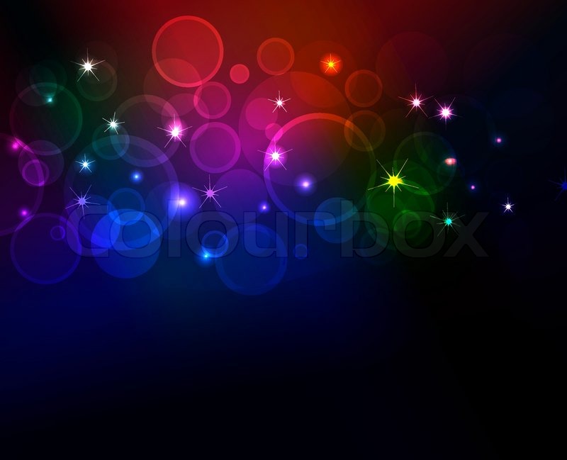 Abstract background with glowing dots, | Stock vector | Colourbox