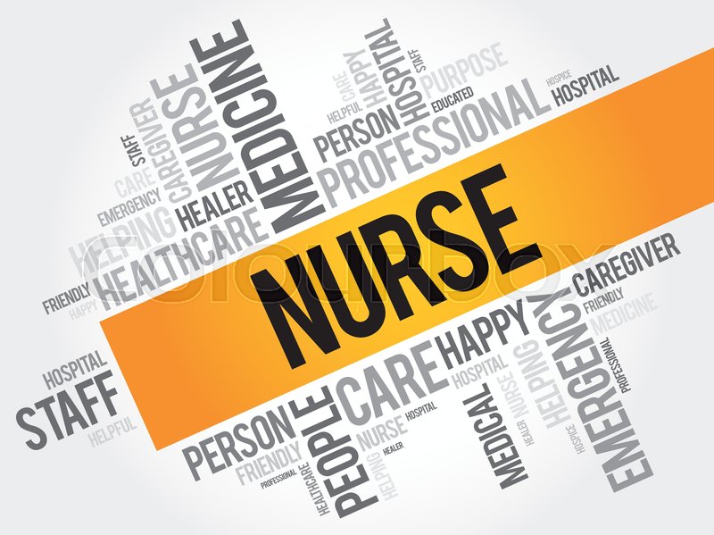 nurse word cloud collage