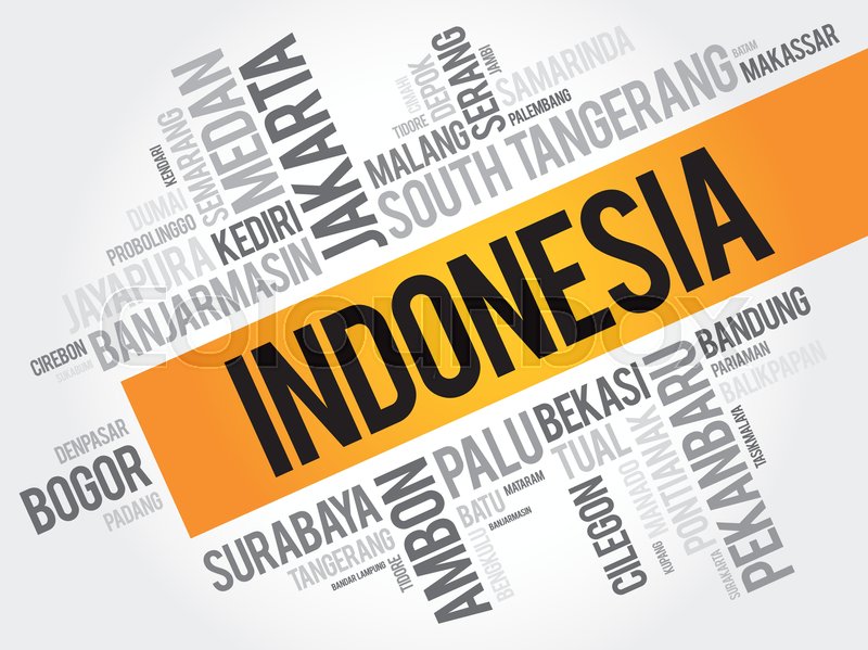 List of cities and towns in Indonesia, Stock vector Colourbox