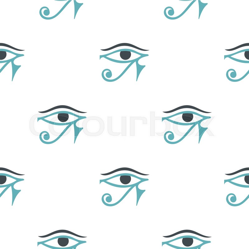 Eye of Horus pattern seamless ... | Stock vector | Colourbox