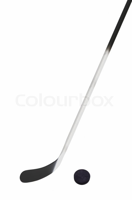 hockey stick puck