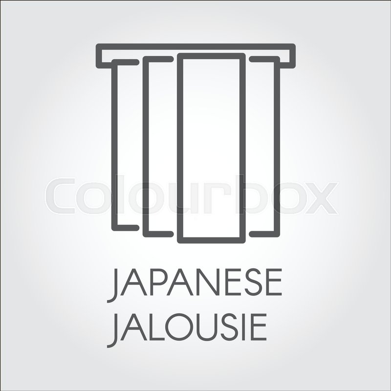 Simple Line Icon Of Japanese Jalousie Label For Home And Office Cool Home Interior Design Catalogs Concept Simple Line Icon Of Japanese Jalousie Label For Home And Office Cool Home Interior Design Catalogs Concept