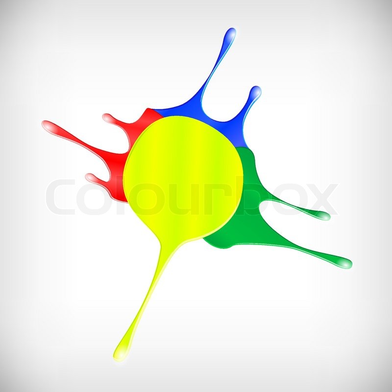 Color Paint drips of color paint vector illustration | stock vector | colourbox Color Paint drips of color paint vector illustration | stock vector | colourbox