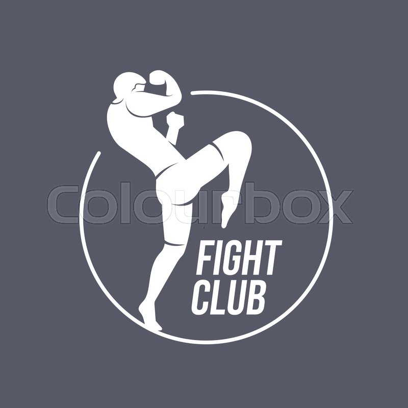 Fight club logo templates. Fitness, | Stock vector | Colourbox