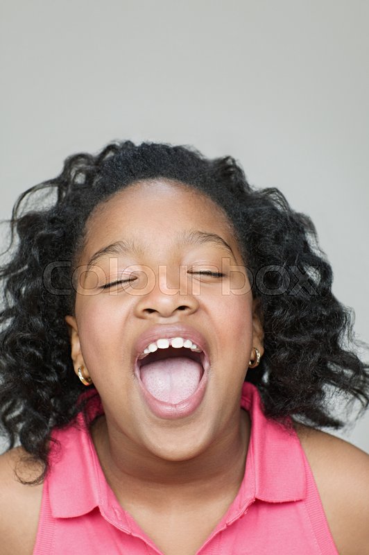 Black Girl With Mouth