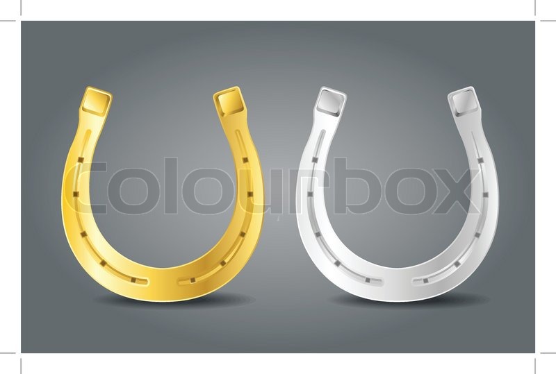 Shoe, horse, vector | Stock Vector | Colourbox