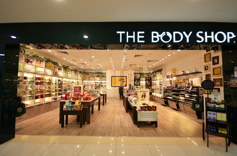 KOTA KINABALU, MALAYSIA- JUN 24, 2017: The Body Shop ...