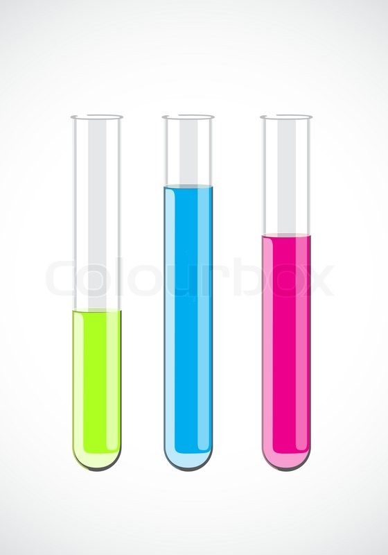 Vector illustration (test-tube with Stock Vector Vector illustration (test-tube with Stock Vector