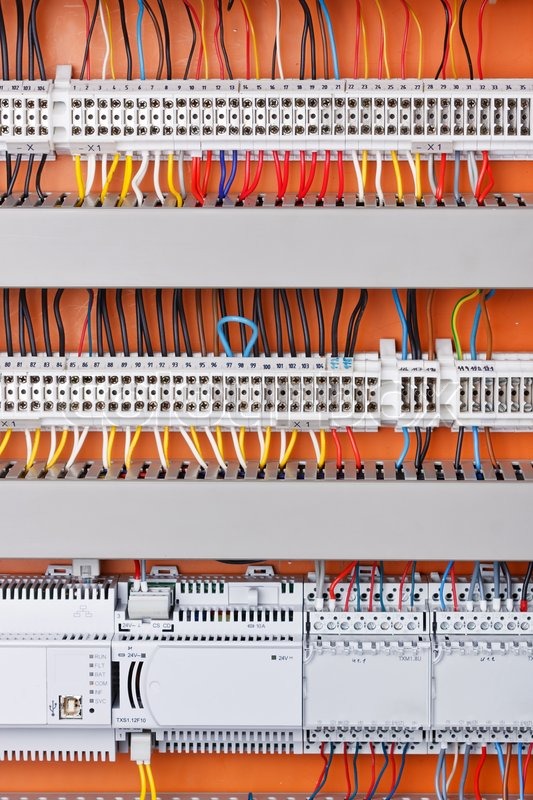 Neues Bedienpanel mit statischen Stock Bild Colourbox