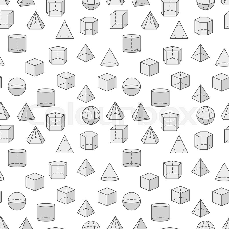 Mathematics and geometry seamless | Stock vector | Colourbox