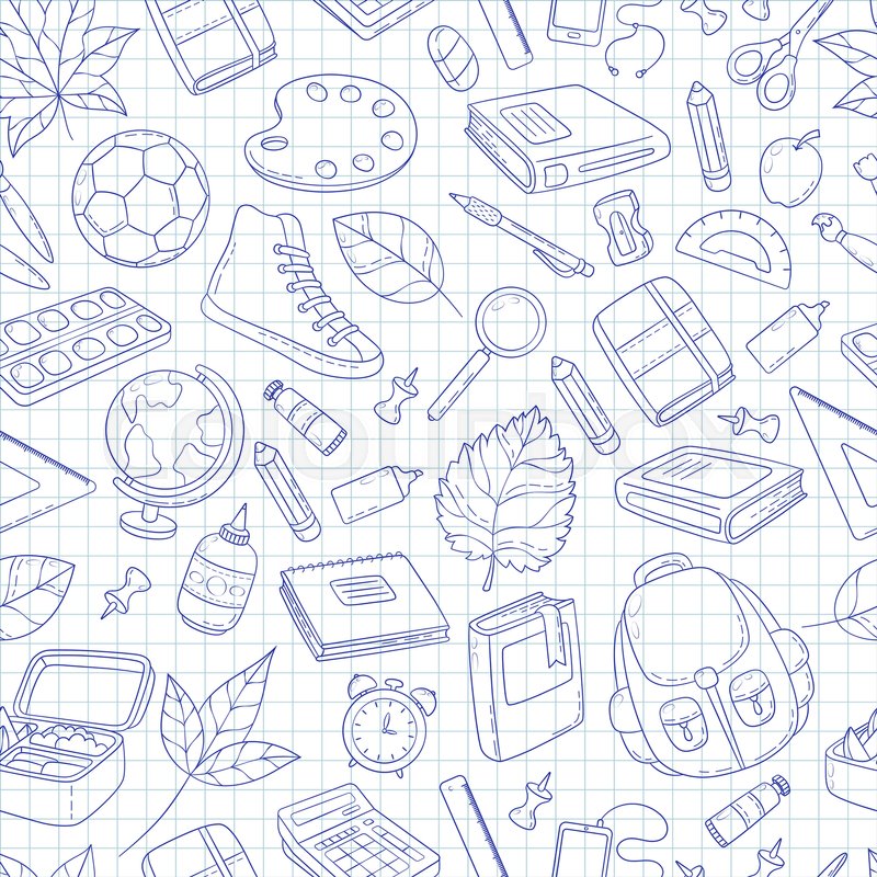 Seamless Background Pattern Stock Vector Colourbox