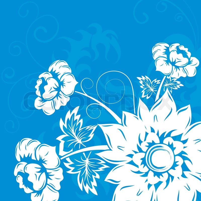 Beautiful flower background, element Stock vector Colourbox