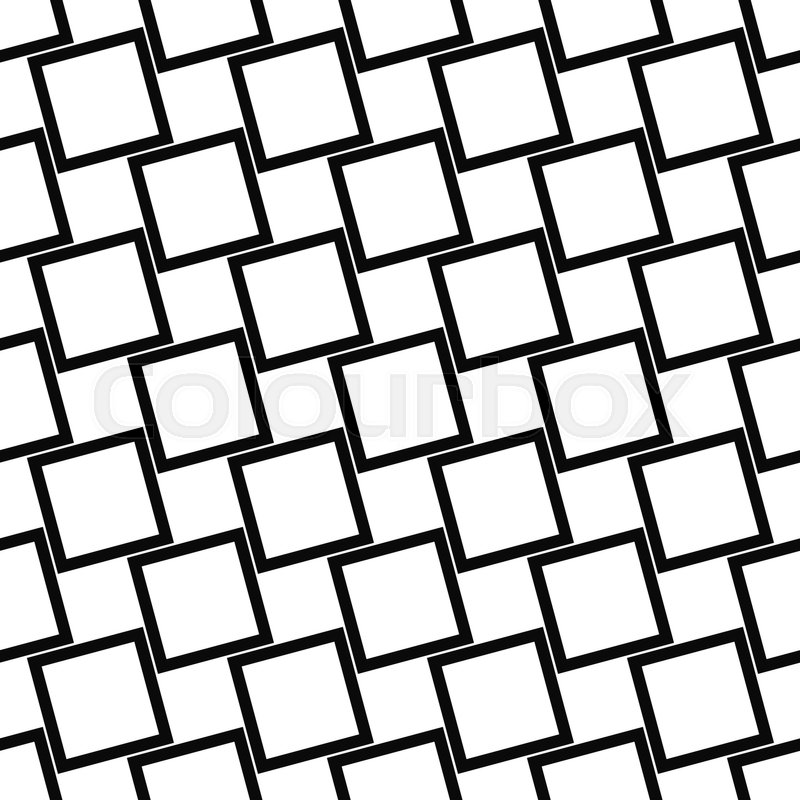 Abstract Seamless Black And White Angular Square Pattern Design Custom Angular Pattern Abstract Seamless Black And White Angular Square Pattern Design Custom Angular Pattern