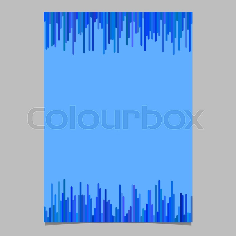Blue Page Template From Vertical Stripes Blue Page Template From Vertical Stripes