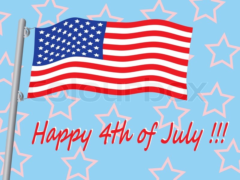happy 4th of july illustration stock photo colourbox
