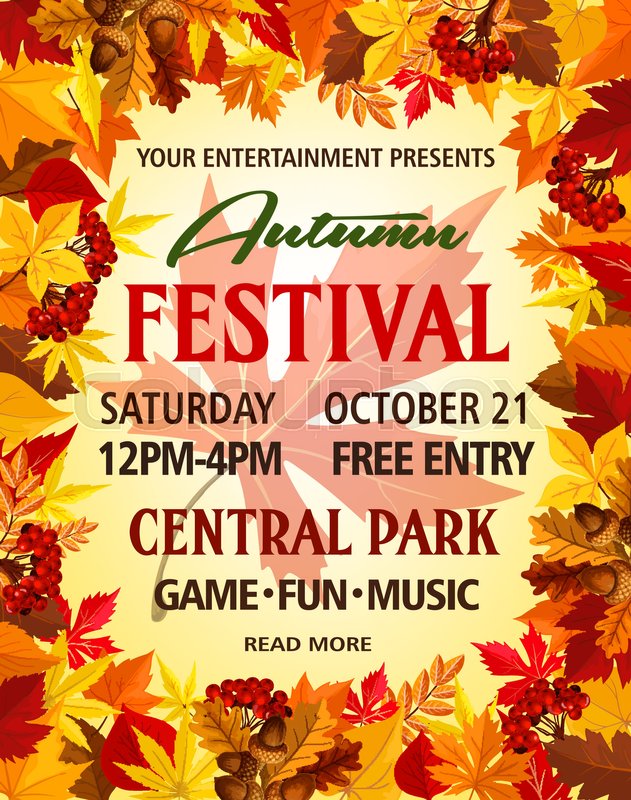 fall festival invites