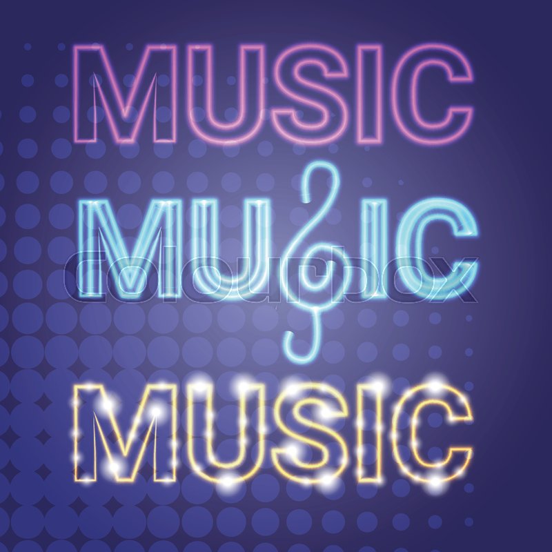 Live Music Concert Banner Colorful Stock vector Colourbox