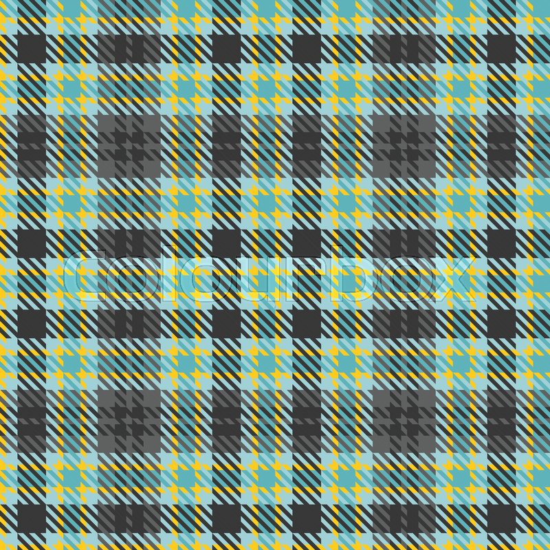 Tartan Texture Fabric Seamless Stock Vector Colourbox