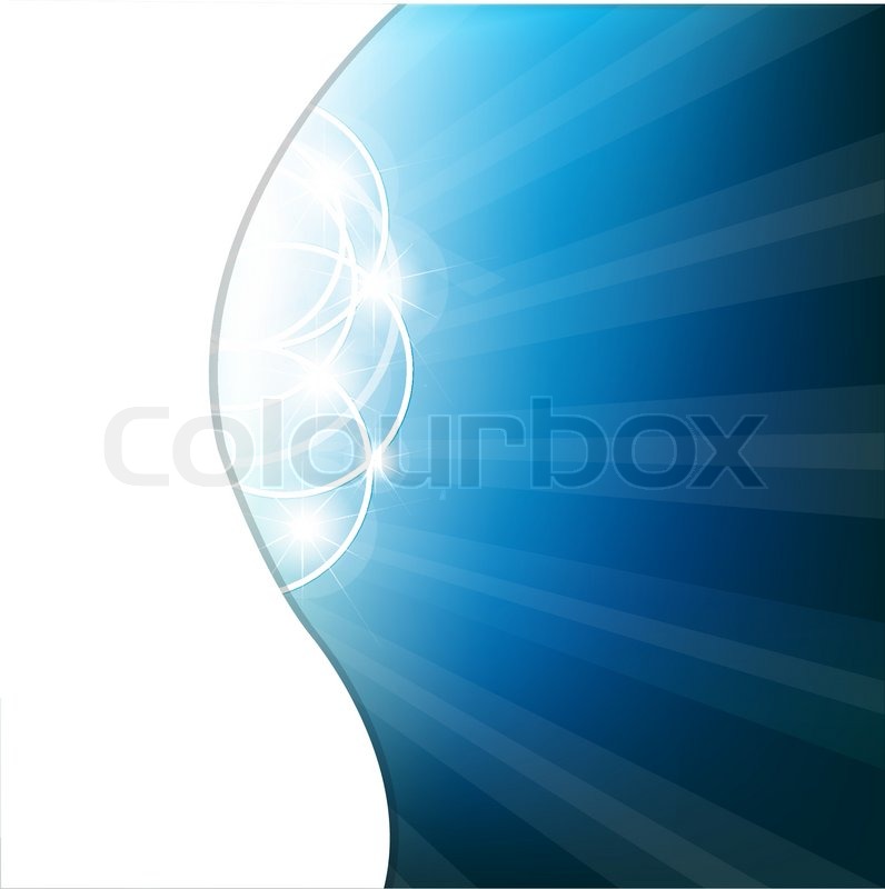 Abstract Blue Background, Vector | Stock-Vektor | Colourbox
