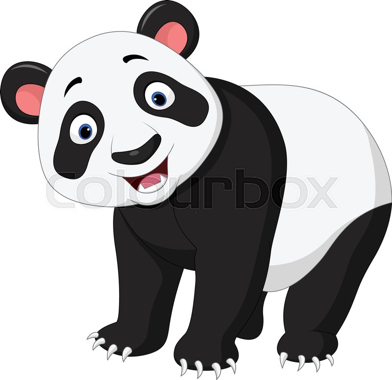 Vector illustration of Cartoon happy | Stock vector | Colourbox