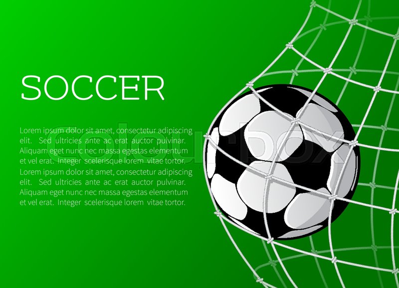 soccer match or football sport championship poster template vector
