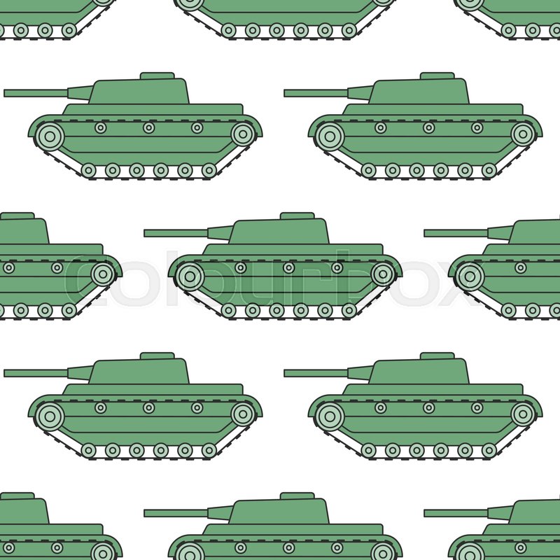Cartoon tank pattern | Stock vector | Colourbox Cartoon tank pattern | Stock vector | Colourbox