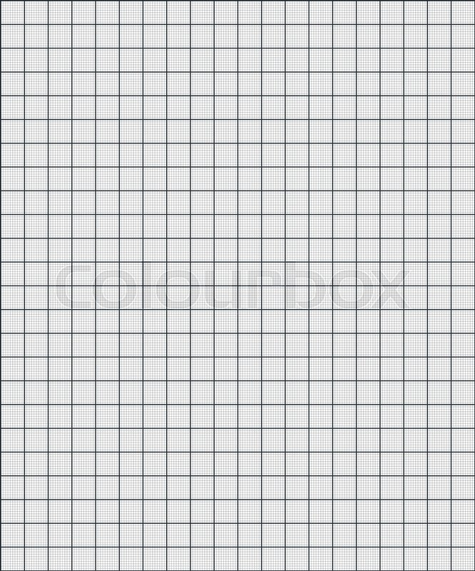 Graph Paper Coordinate Paper Grid Paper Squared Paper Stock Vector