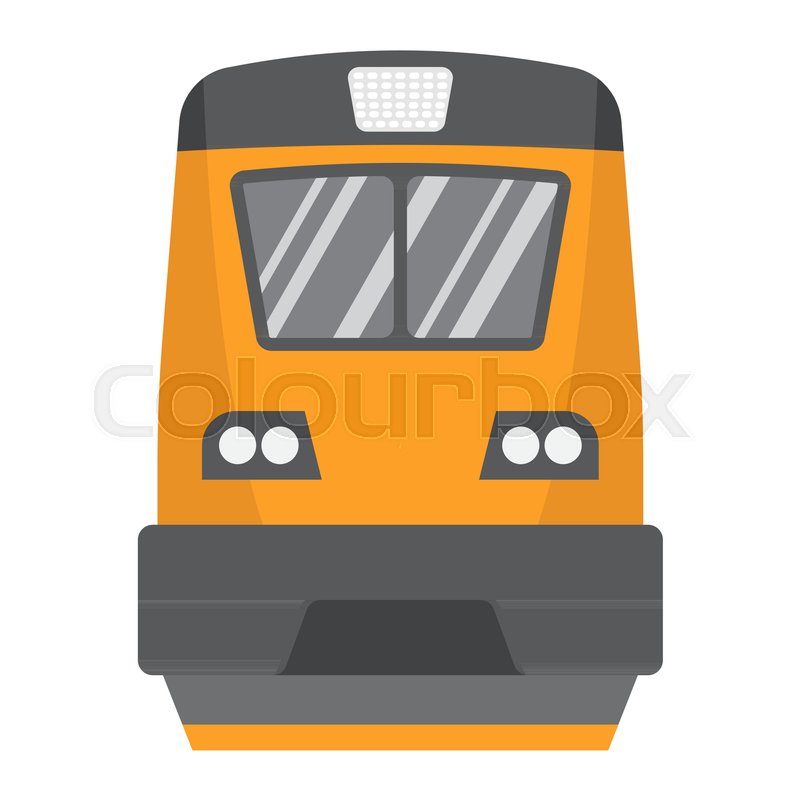 Train flat icon, transport and | Stock-Vektor | Colourbox