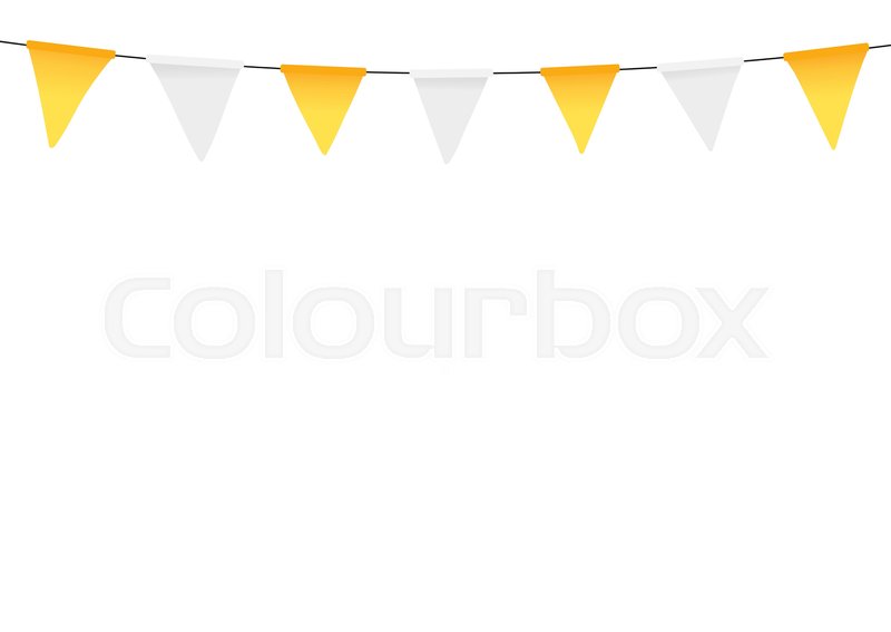 Thanksgiving Bunting Flags Holiday Decorations Vector Illustration Stock Vector Colourbox Thanksgiving Bunting Flags Holiday Decorations Vector Illustration Stock Vector Colourbox