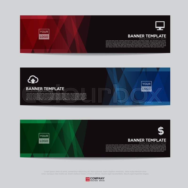 Design Of Flyers Banners Brochures And Cards Template Banner