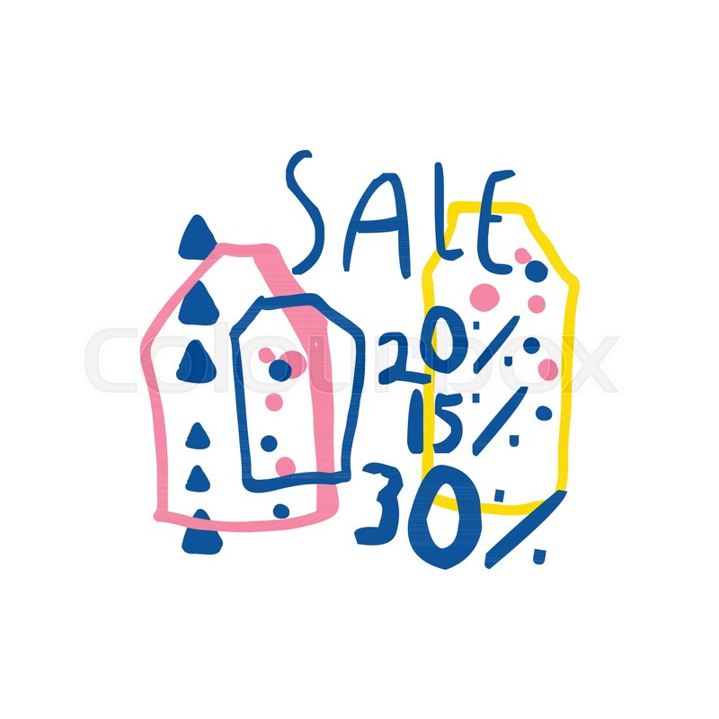 sale 15 20 30 percent off logo stock vector colourbox logo templates for sale
