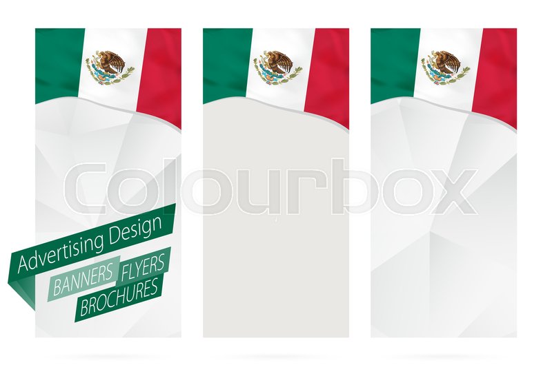 design of banners flyers brochures with flag of mexico leaflet template for website or printing vector illustration vector - Mexico Brochure Template design of banners flyers brochures with flag of mexico leaflet template for website or printing vector illustration vector - Mexico Brochure Template