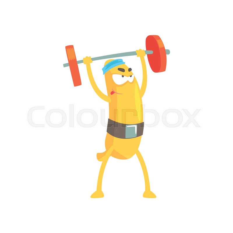 Banane, roh, gesicht | Vektorgrafik | Colourbox