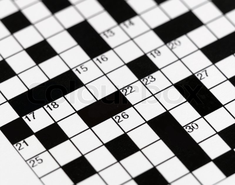 An Empty Scanword Puzzle Stock Image Colourbox An Empty Scanword Puzzle Stock Image Colourbox