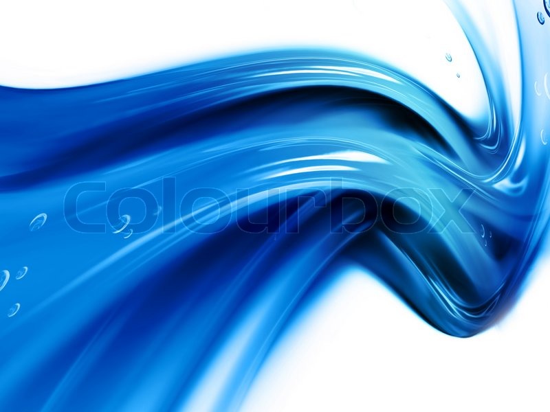 Beautiful abstract water design or art element for your projects