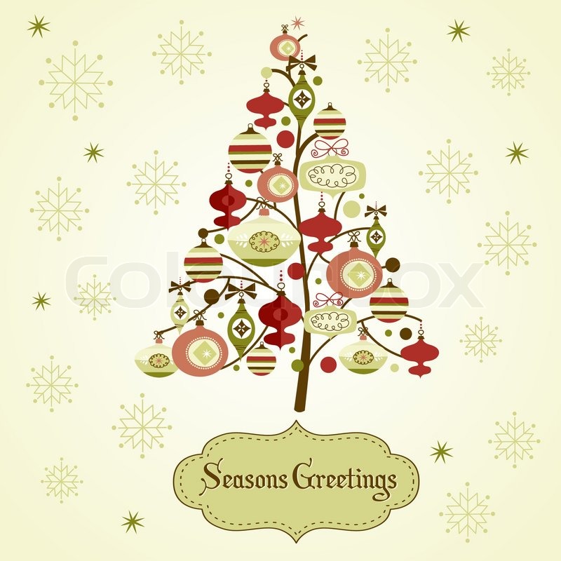 beautiful christmas tree illustration christmas card beautiful christmas tree illustration christmas card
