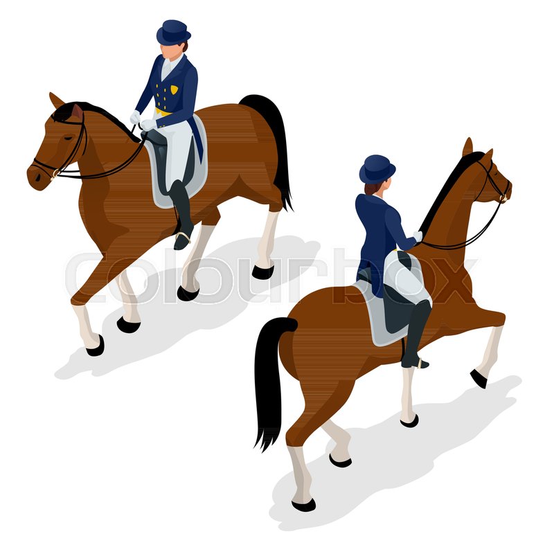 Stock Vector Of Jockey On The Horse Champion Racing Hippodrome