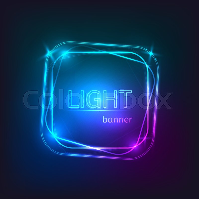 Light Square Banner Square Frame With Stock Vector Colourbox