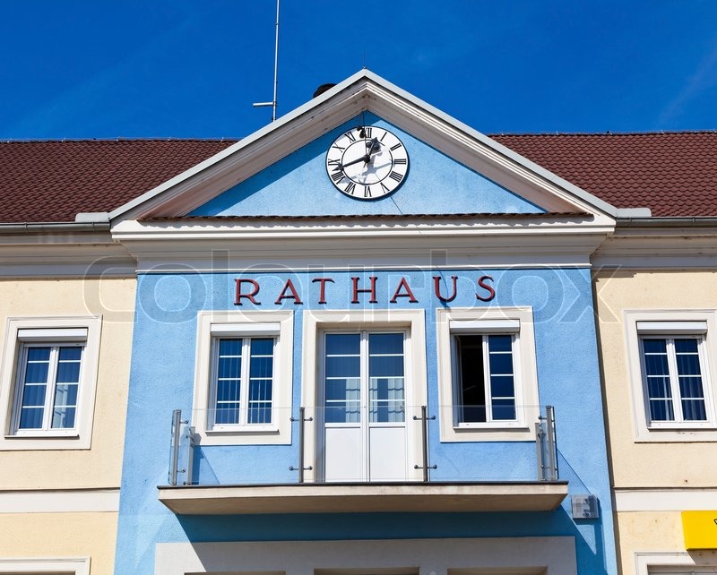 The City Council Of Stegersbach In Stock Image Colourbox