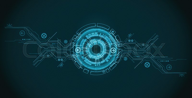 abstract circle technology concept circuit board high computer circuit backgrounds