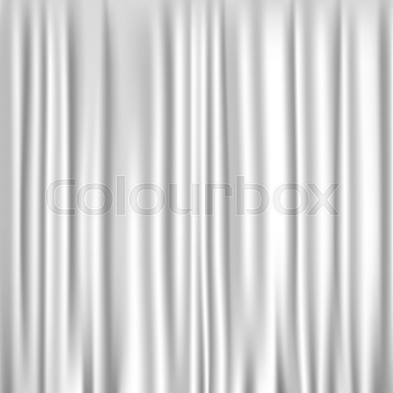 Texture White Silk Curtain Art Stock Vector Colourbox