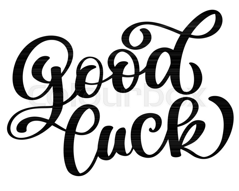 Look Good Text Hand Lettering Stock Vector Colourbox