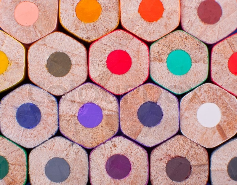Color pencils Texture or background Stock image Colourbox