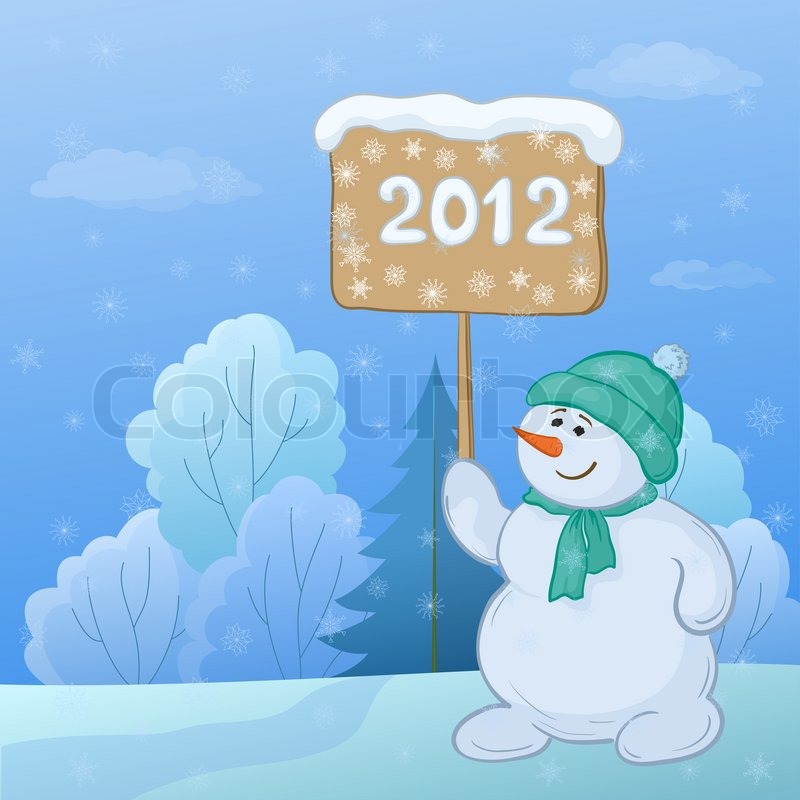 winter season cartoon pictures