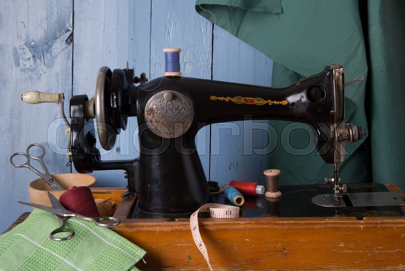Old Sewing Machine Fabric And Sewing Thread Stock Photo Colourbox Custom Vintage Sewing Machine Fabric Old Sewing Machine Fabric And Sewing Thread Stock Photo Colourbox Custom Vintage Sewing Machine Fabric