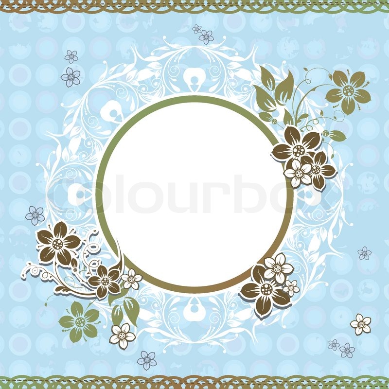 Vorlage Grußkarte, Vektor- | Stock-Vektor | Colourbox