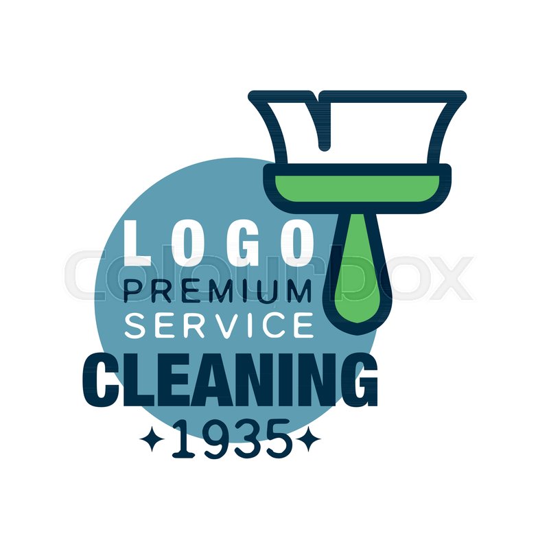 House Cleaning And Maid Service Logo Stock Vector Colourbox