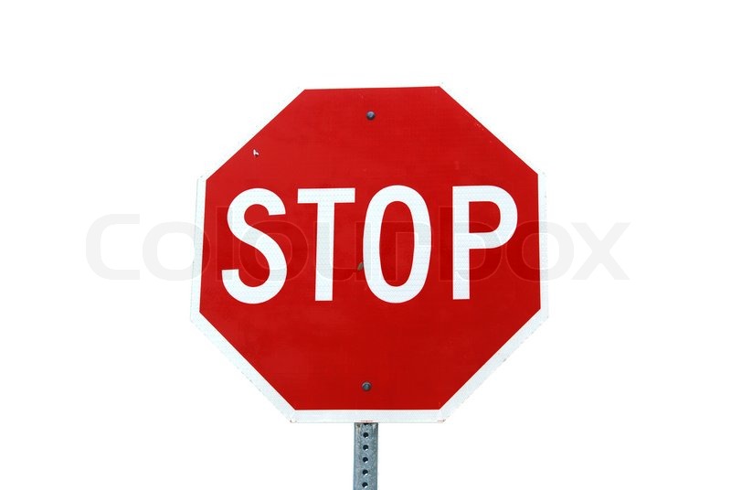 Stop | Stock image | Colourbox